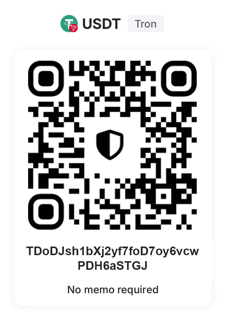 USDT Tron QR Code Scanner